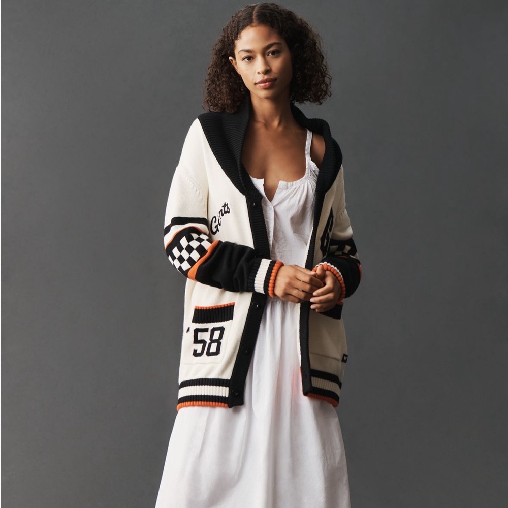 Wild Collective for Anthro San FranciscoGiants cardigan
